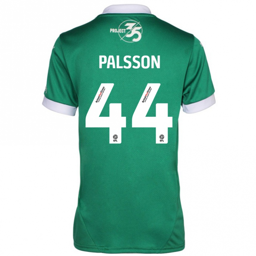 Moteriškas Victor Pálsson #44 Žalia Balta Namų Marškinėliai 2024/25 T-Shirt