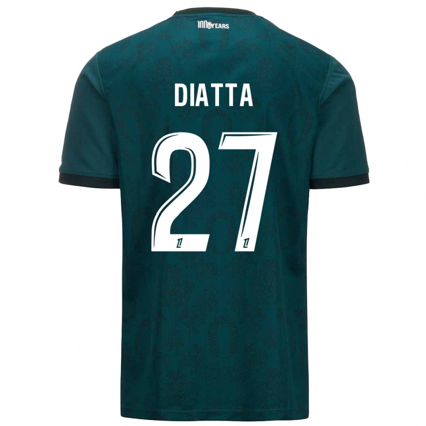 Moteriškas Krépin Diatta #27 Tamsiai Žalia Išvykos Marškinėliai 2024/25 T-Shirt