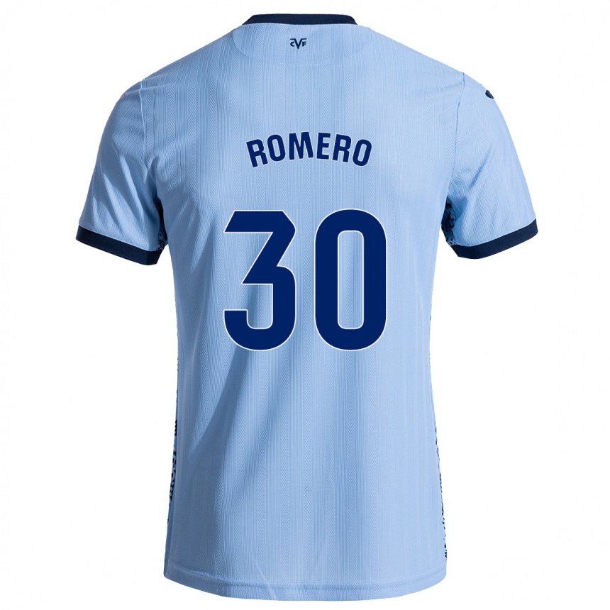 Moteriškas Lucía Romero #30 Dangaus Mėlyna Išvykos Marškinėliai 2024/25 T-Shirt