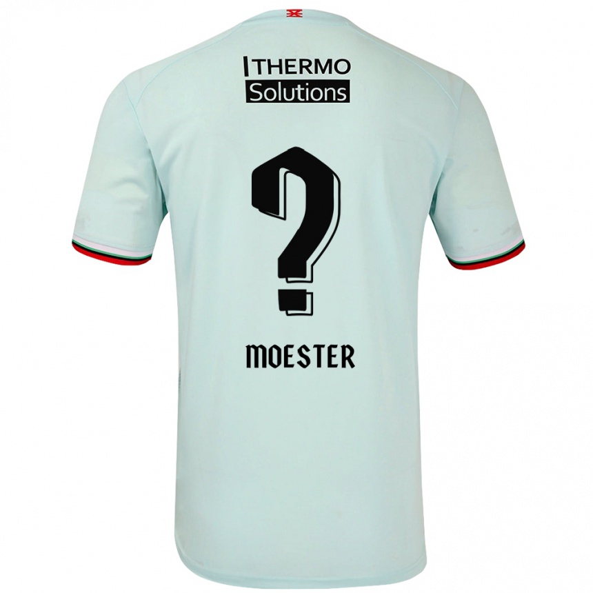 Moteriškas Ewout Moester #0 Šviesiai Žalia Išvykos Marškinėliai 2024/25 T-Shirt