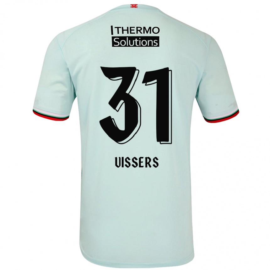 Moteriškas Kiki Vissers #31 Šviesiai Žalia Išvykos Marškinėliai 2024/25 T-Shirt