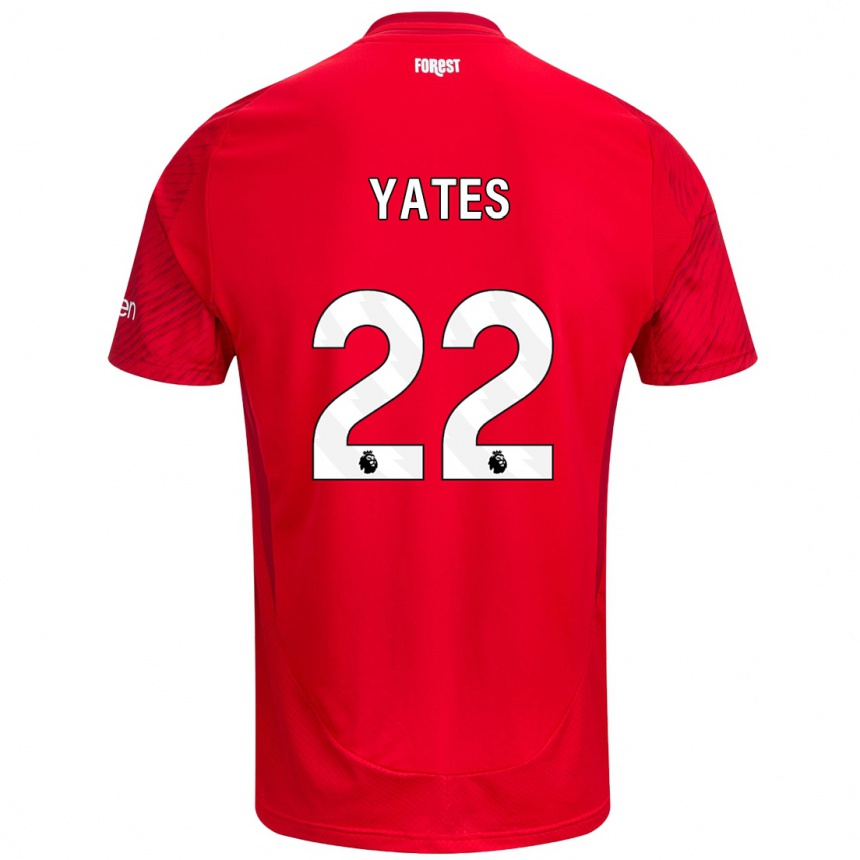 Vaikiškas Ryan Yates #22 Raudona Balta Namų Marškinėliai 2024/25 T-Shirt