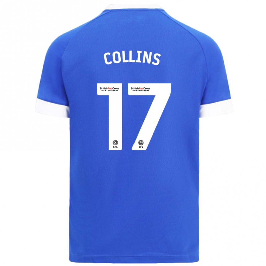 Vaikiškas Jamilu Collins #17 Dangaus Mėlyna Namų Marškinėliai 2024/25 T-Shirt