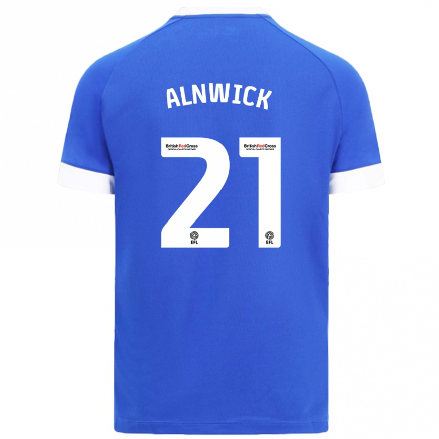 Vaikiškas Jak Alnwick #21 Dangaus Mėlyna Namų Marškinėliai 2024/25 T-Shirt