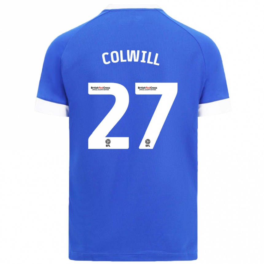 Vaikiškas Rubin Colwill #27 Dangaus Mėlyna Namų Marškinėliai 2024/25 T-Shirt