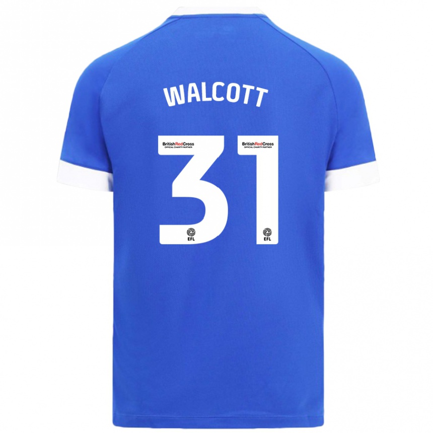 Vaikiškas Malachi Fagan Walcott #31 Dangaus Mėlyna Namų Marškinėliai 2024/25 T-Shirt