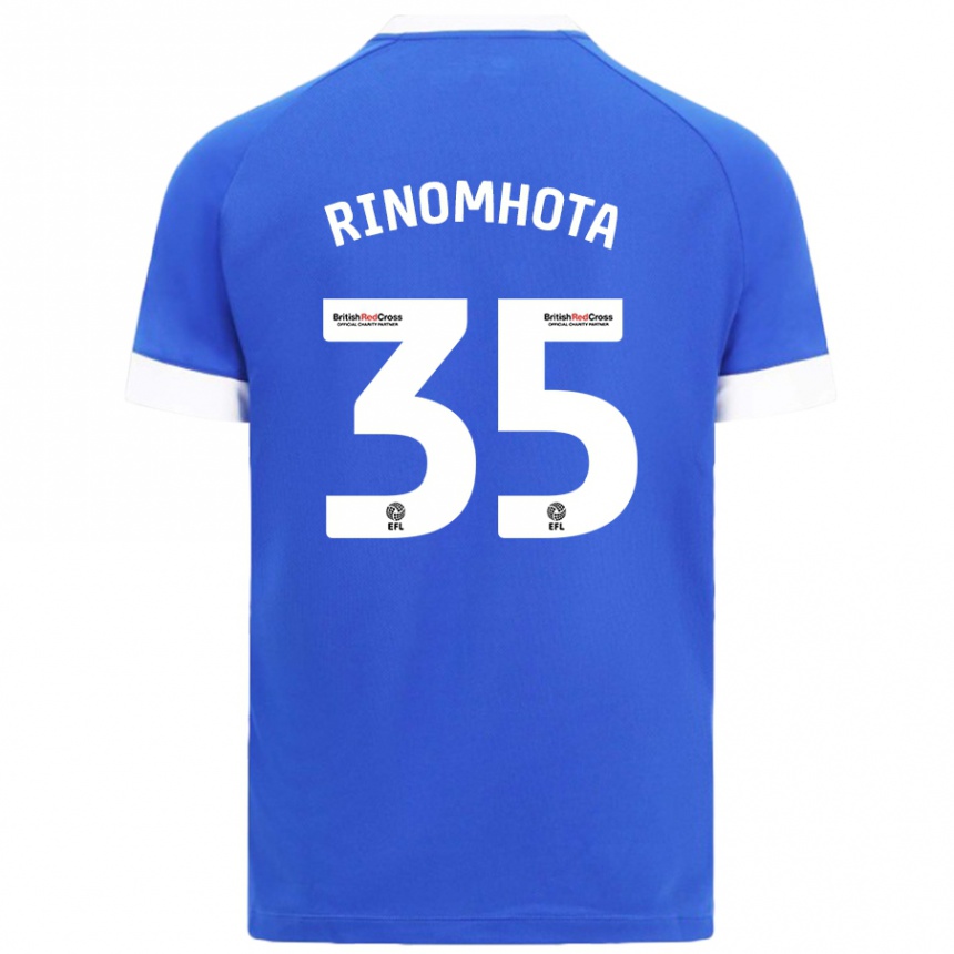 Vaikiškas Andy Rinomhota #35 Dangaus Mėlyna Namų Marškinėliai 2024/25 T-Shirt