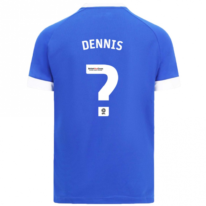 Vaikiškas Jake Dennis #0 Dangaus Mėlyna Namų Marškinėliai 2024/25 T-Shirt