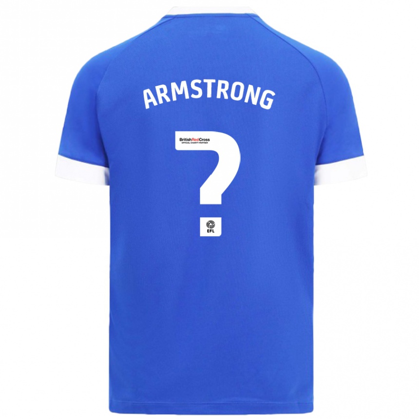 Vaikiškas Luke Armstrong #0 Dangaus Mėlyna Namų Marškinėliai 2024/25 T-Shirt