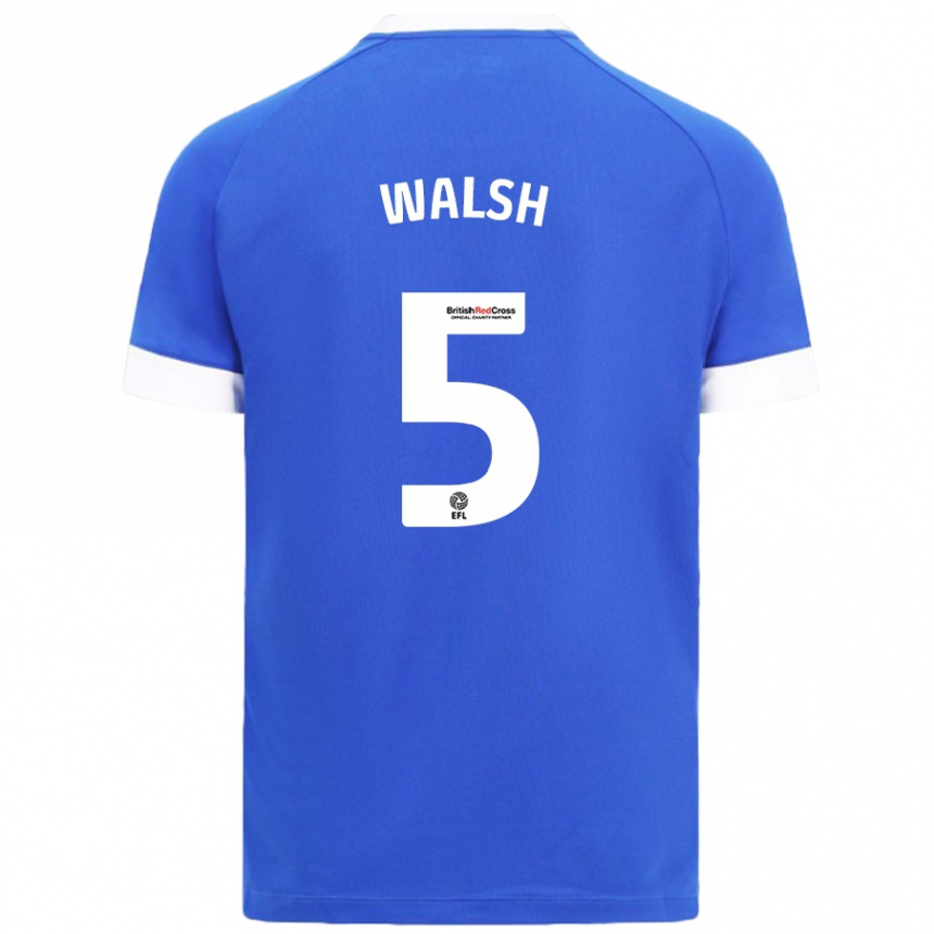 Vaikiškas Siobhan Walsh #5 Dangaus Mėlyna Namų Marškinėliai 2024/25 T-Shirt