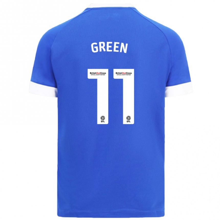 Vaikiškas Danielle Green #11 Dangaus Mėlyna Namų Marškinėliai 2024/25 T-Shirt