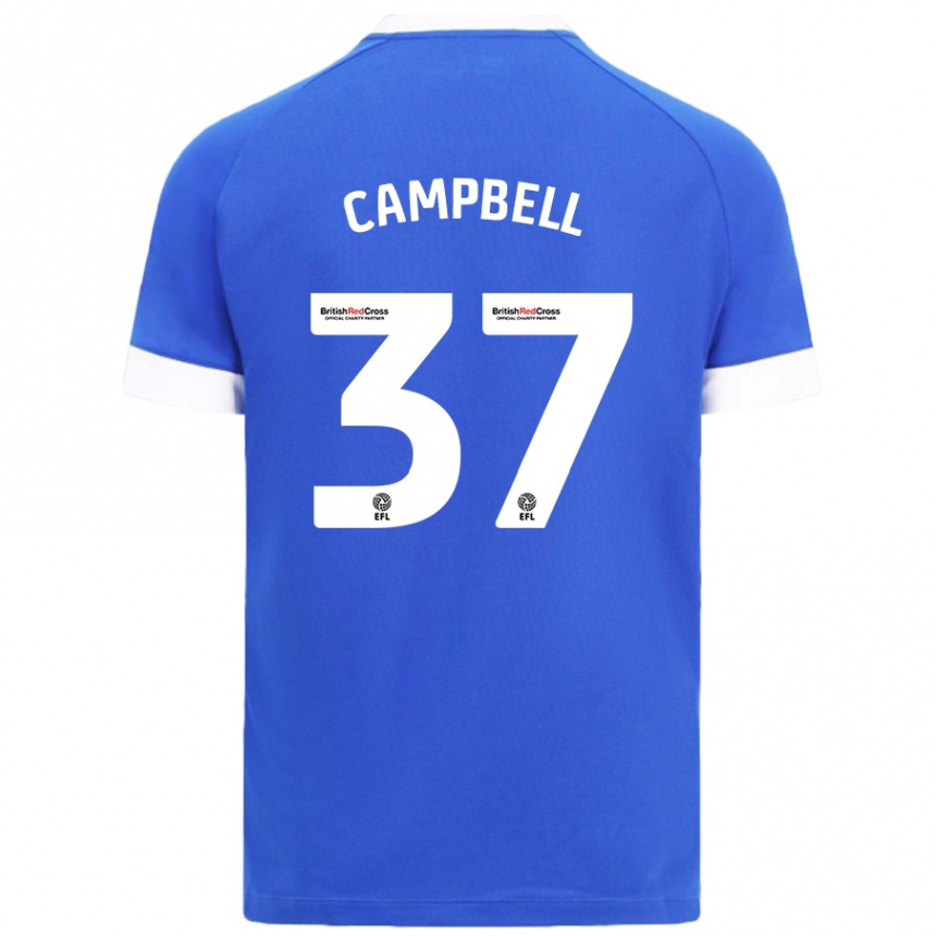 Vaikiškas Vontae Daley-Campbell #37 Dangaus Mėlyna Namų Marškinėliai 2024/25 T-Shirt