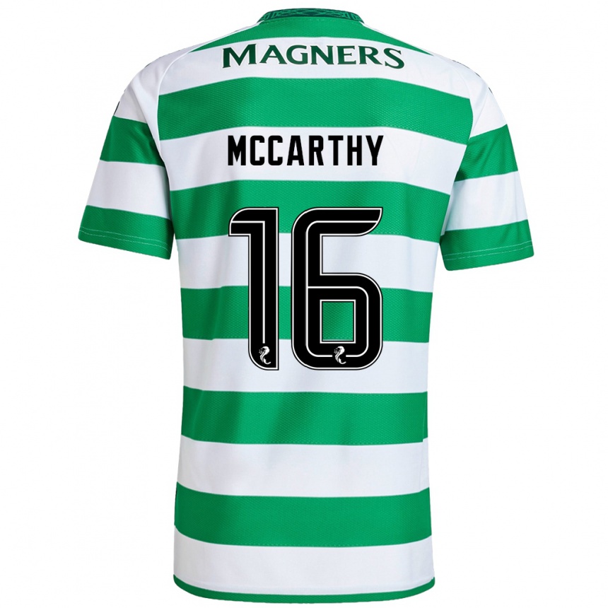 Vaikiškas James Mccarthy #16 Žalia Balta Namų Marškinėliai 2024/25 T-Shirt