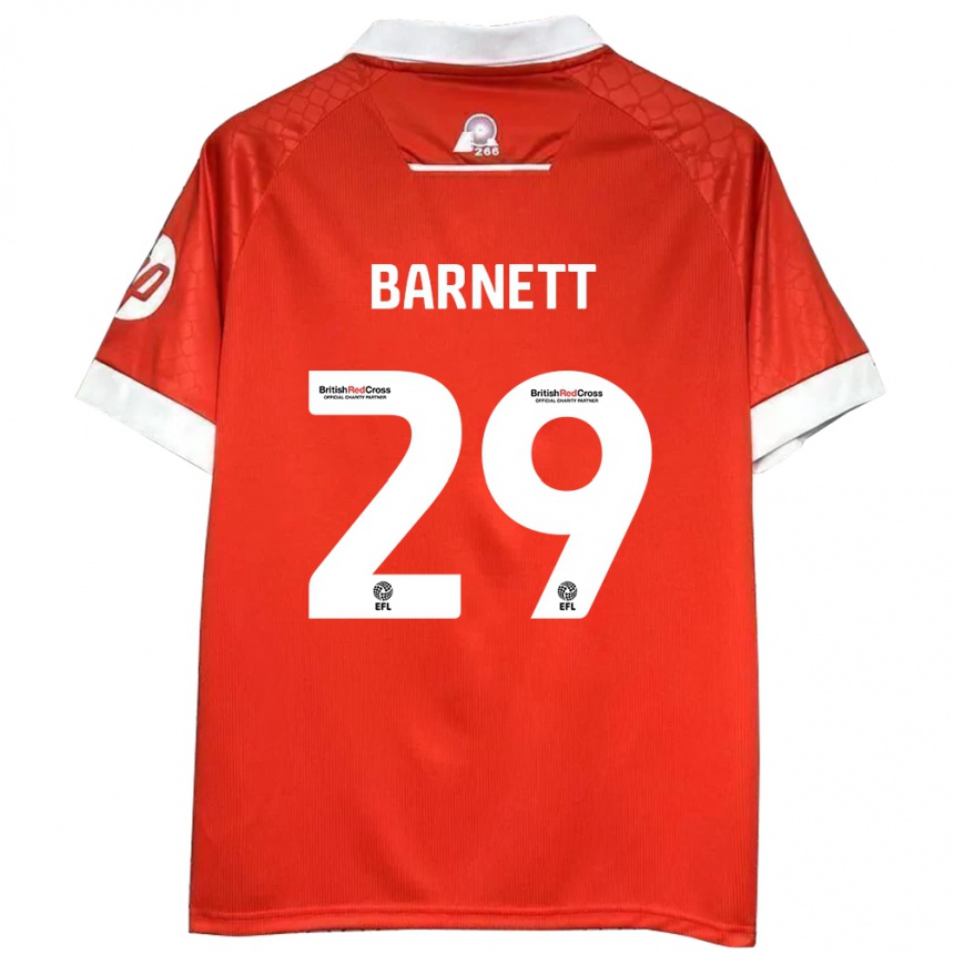 Vaikiškas Ryan Barnett #29 Raudona Balta Namų Marškinėliai 2024/25 T-Shirt