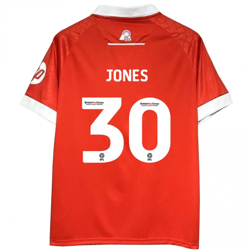 Vaikiškas James Jones #30 Raudona Balta Namų Marškinėliai 2024/25 T-Shirt