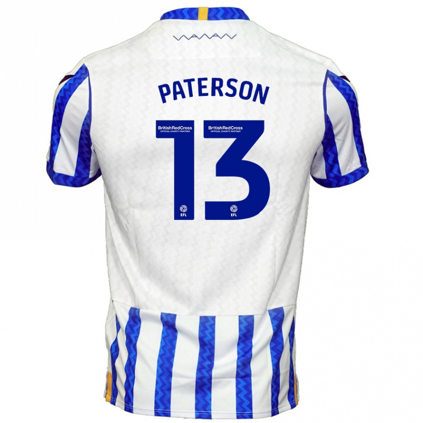 Vaikiškas Callum Paterson #13 Mėlyna Balta Namų Marškinėliai 2024/25 T-Shirt