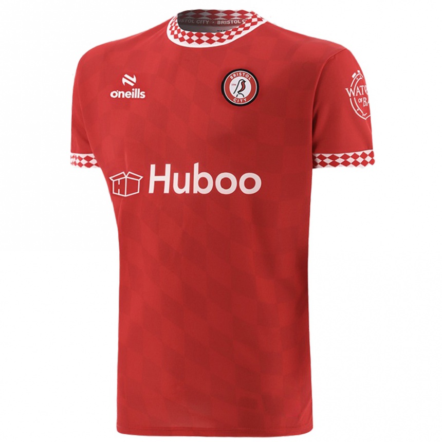 Vaikiškas Henry Kasvosve #0 Raudona Namų Marškinėliai 2024/25 T-Shirt