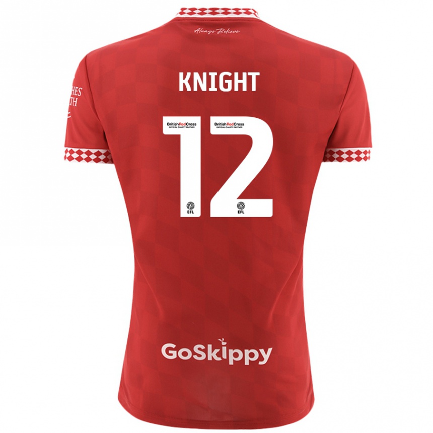 Vaikiškas Jason Knight #12 Raudona Namų Marškinėliai 2024/25 T-Shirt