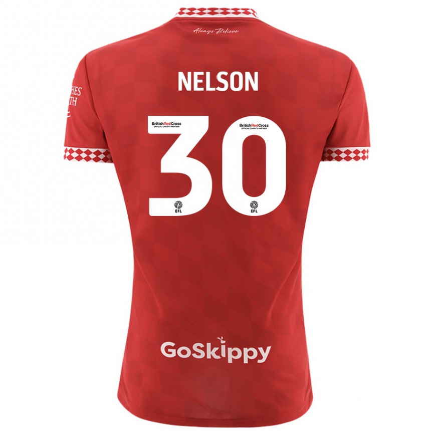 Vaikiškas Raekwon Nelson #30 Raudona Namų Marškinėliai 2024/25 T-Shirt