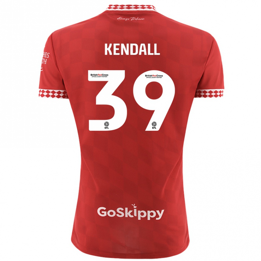 Vaikiškas Maya Kendall #39 Raudona Namų Marškinėliai 2024/25 T-Shirt