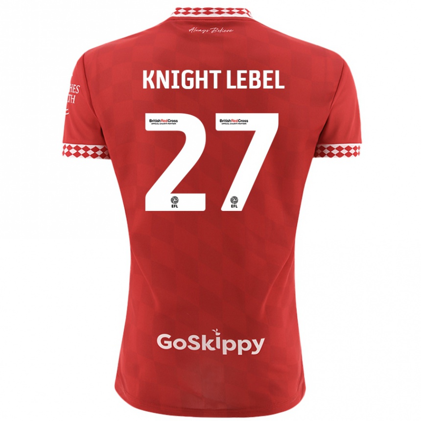 Vaikiškas Jamie Knight-Lebel #27 Raudona Namų Marškinėliai 2024/25 T-Shirt