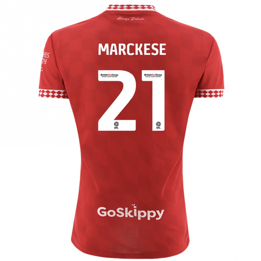 Vaikiškas Kaylan Marckese #21 Raudona Namų Marškinėliai 2024/25 T-Shirt