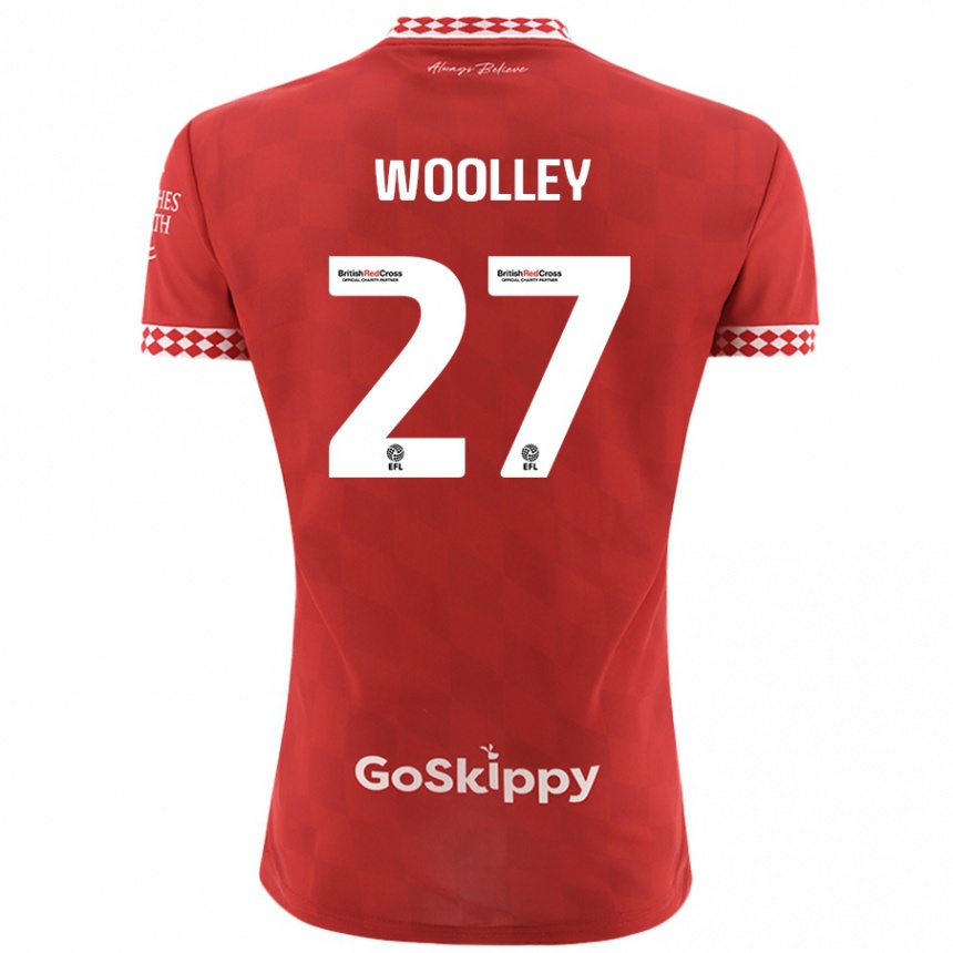 Vaikiškas Jesse Woolley #27 Raudona Namų Marškinėliai 2024/25 T-Shirt