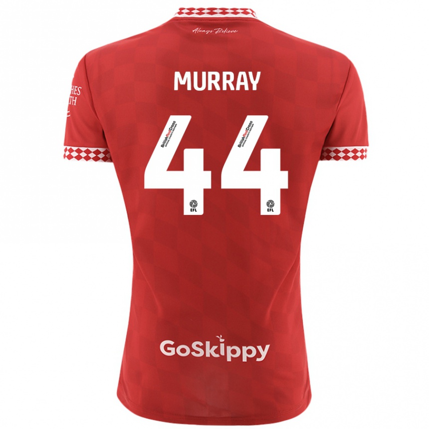 Vaikiškas Satara Murray #44 Raudona Namų Marškinėliai 2024/25 T-Shirt