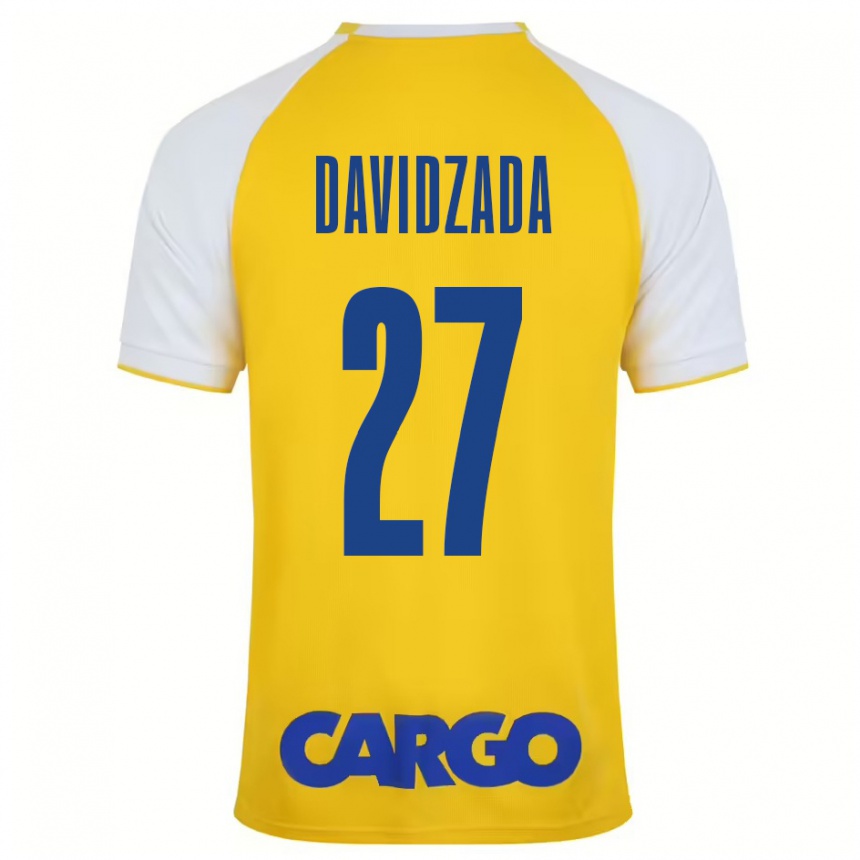 Vaikiškas Ofir Davidzada #27 Geltona Balta Namų Marškinėliai 2024/25 T-Shirt