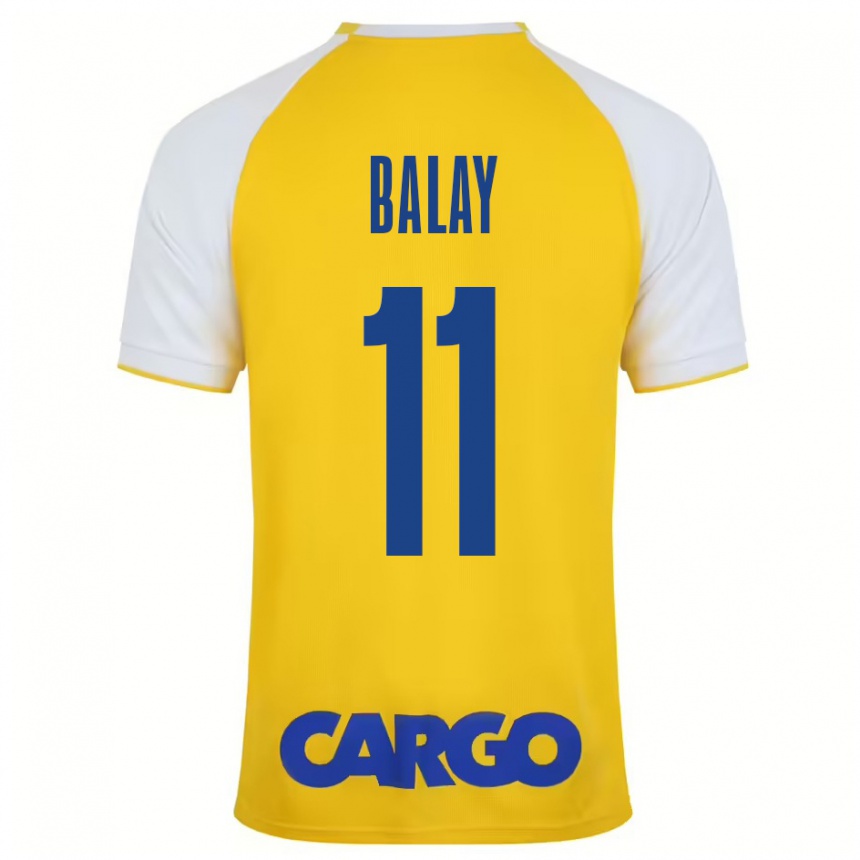 Vaikiškas Yehuda Balay #11 Geltona Balta Namų Marškinėliai 2024/25 T-Shirt