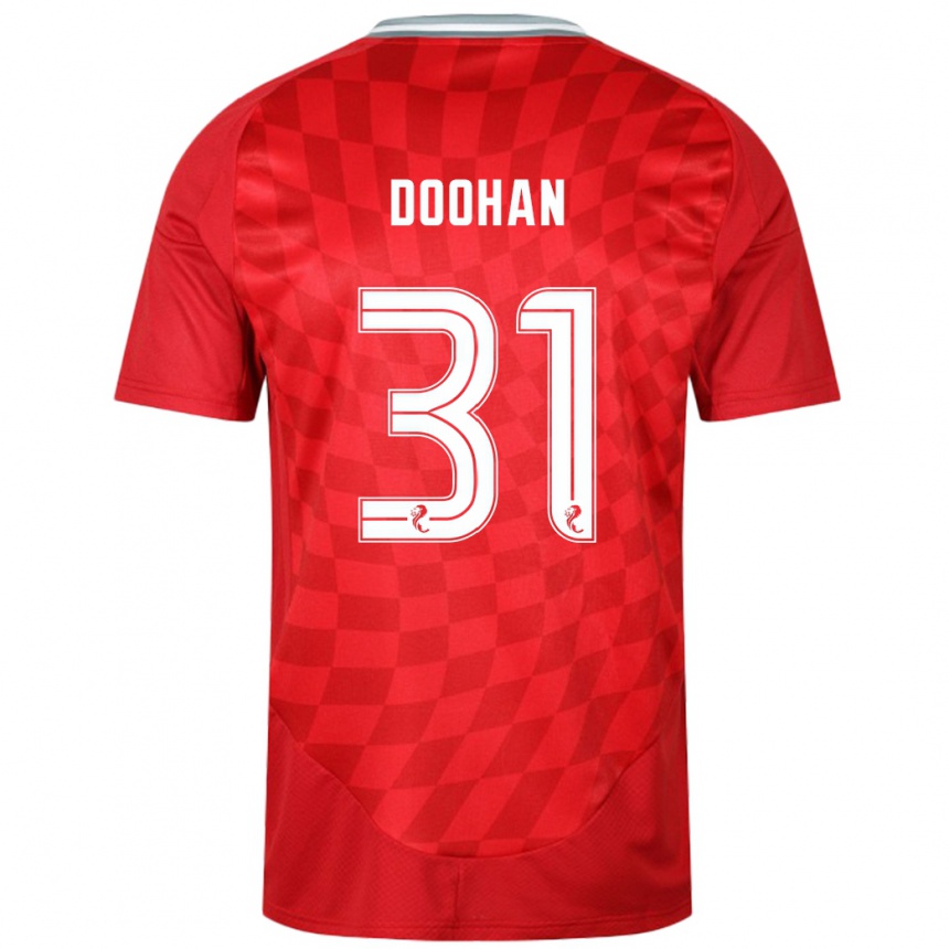 Vaikiškas Ross Doohan #31 Raudona Namų Marškinėliai 2024/25 T-Shirt