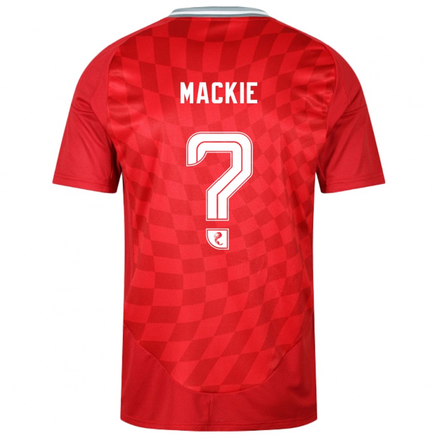 Vaikiškas Fraser Mackie #0 Raudona Namų Marškinėliai 2024/25 T-Shirt