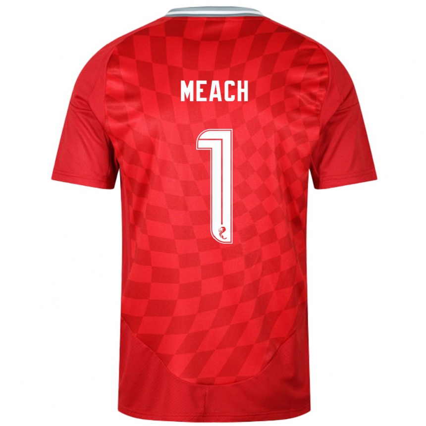 Vaikiškas Aaliyah-Jay Meach #1 Raudona Namų Marškinėliai 2024/25 T-Shirt