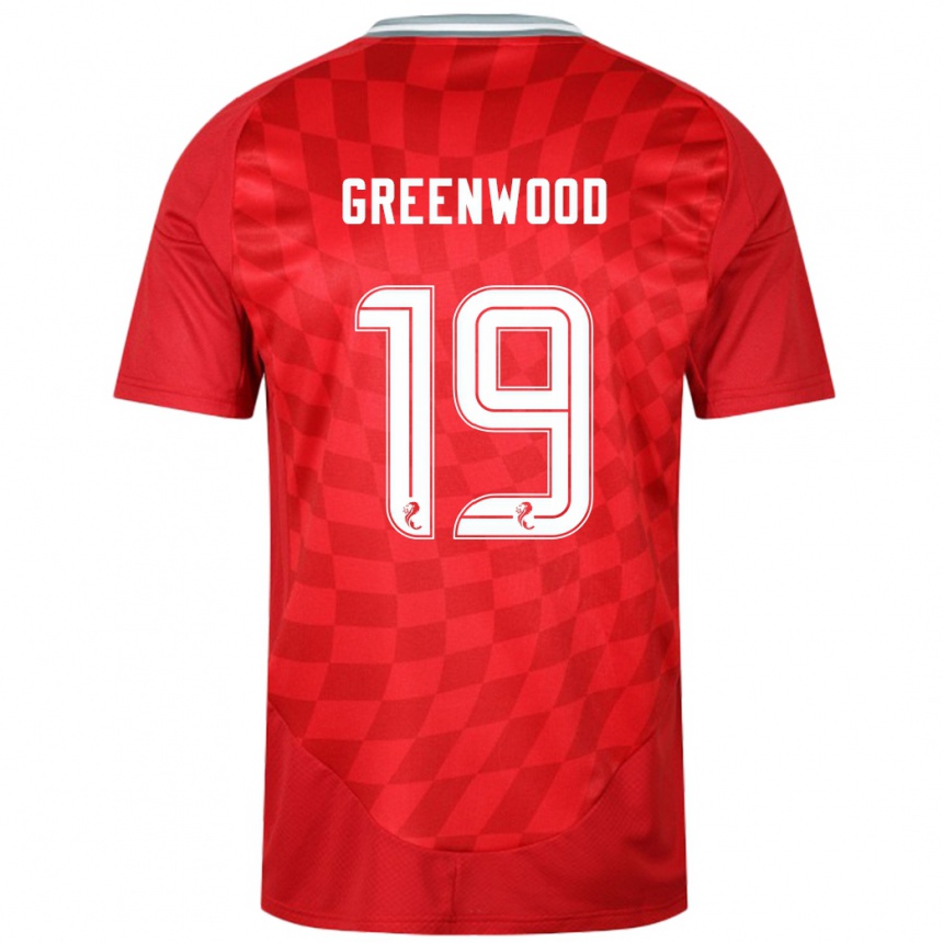 Vaikiškas Brodie Greenwood #19 Raudona Namų Marškinėliai 2024/25 T-Shirt