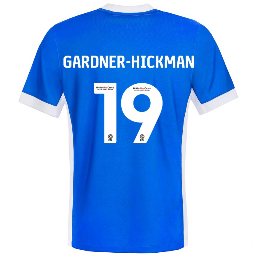 Vaikiškas Taylor Gardner-Hickman #19 Mėlyna Balta Namų Marškinėliai 2024/25 T-Shirt