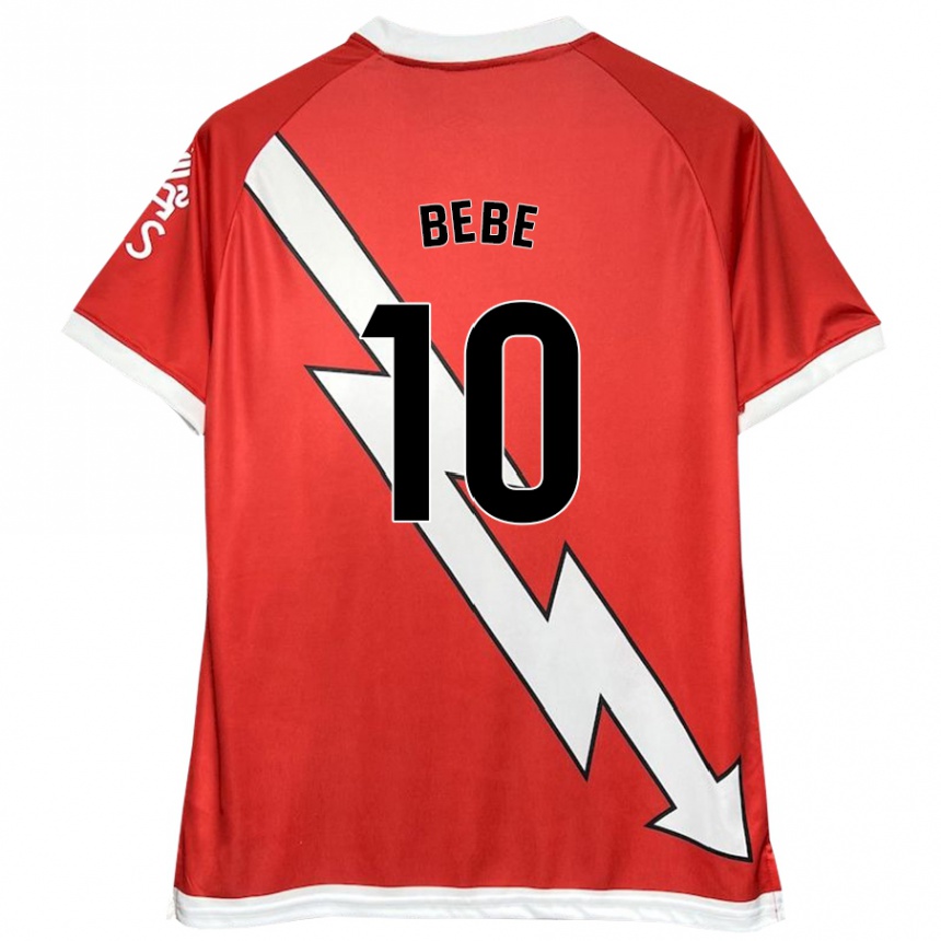 Vaikiškas Bebé #10 Balta Raudona Namų Marškinėliai 2024/25 T-Shirt