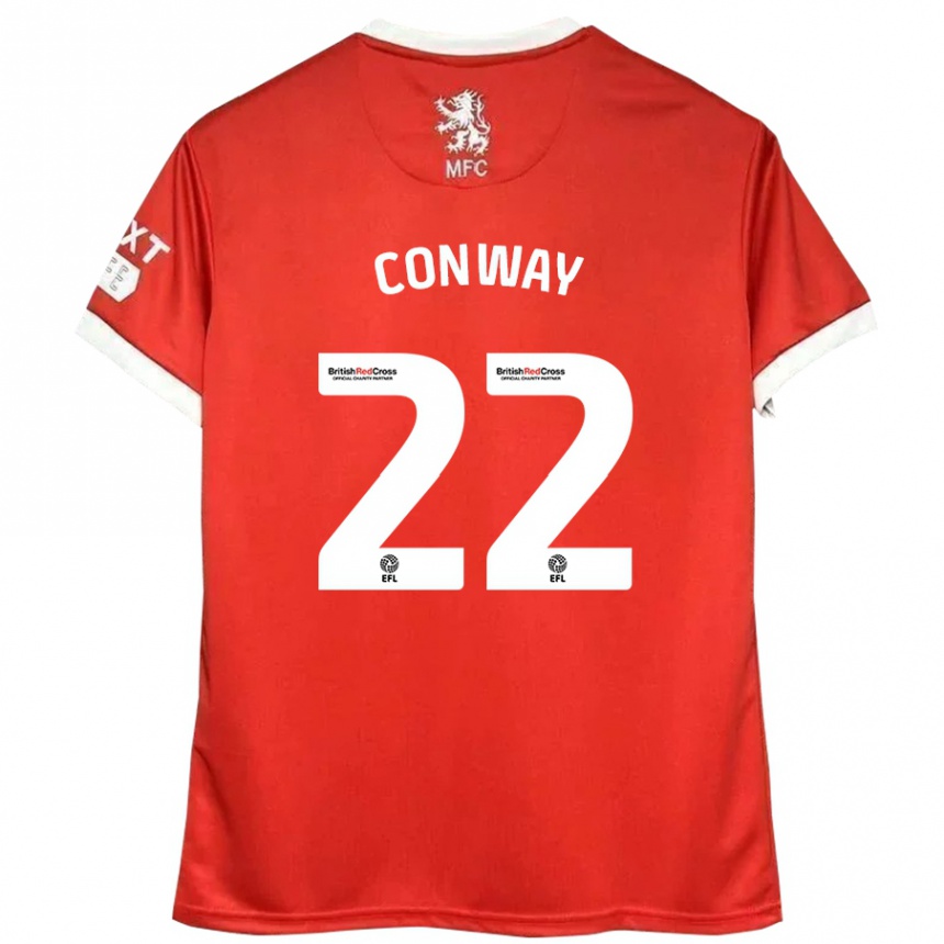 Vaikiškas Tommy Conway #22 Raudona Balta Namų Marškinėliai 2024/25 T-Shirt