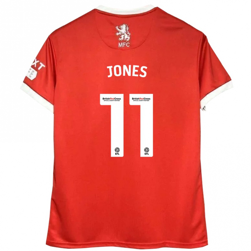 Vaikiškas Isaiah Jones #11 Raudona Balta Namų Marškinėliai 2024/25 T-Shirt