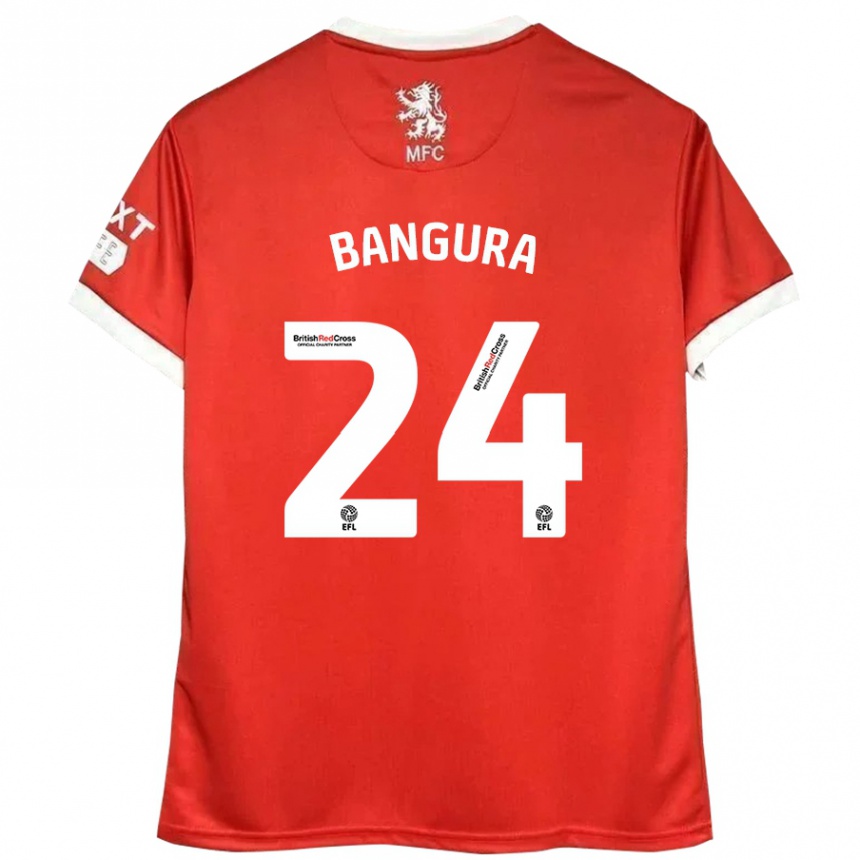 Vaikiškas Alex Bangura #24 Raudona Balta Namų Marškinėliai 2024/25 T-Shirt