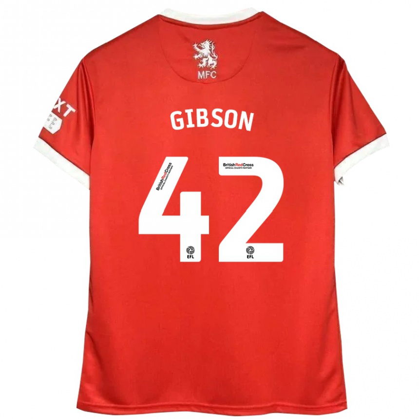 Vaikiškas Joseph Gibson #42 Raudona Balta Namų Marškinėliai 2024/25 T-Shirt