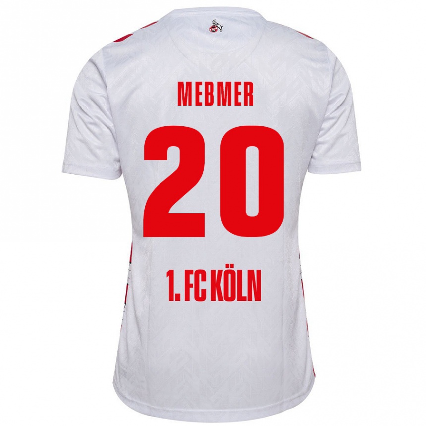 Vaikiškas Meike Meßmer #20 Balta Raudona Namų Marškinėliai 2024/25 T-Shirt