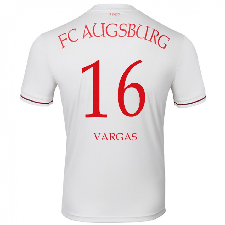 Vaikiškas Rubén Vargas #16 Baltas Namų Marškinėliai 2024/25 T-Shirt