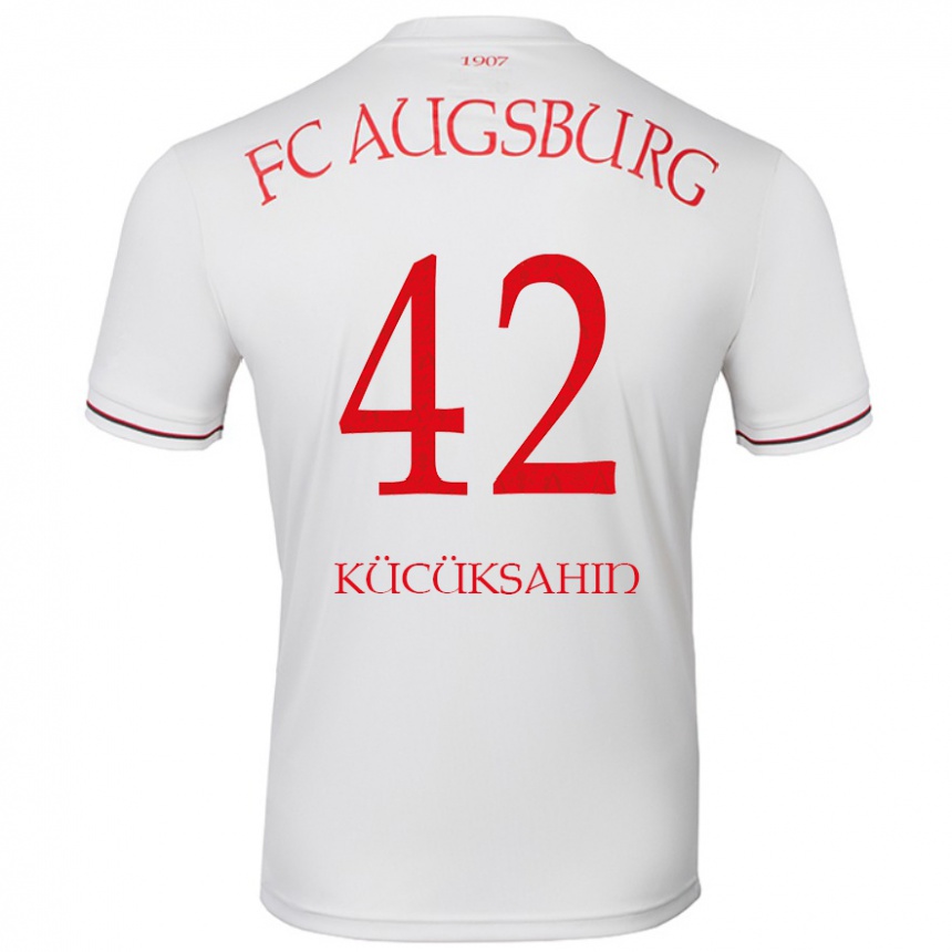 Vaikiškas Mahmut Kücüksahin #42 Baltas Namų Marškinėliai 2024/25 T-Shirt