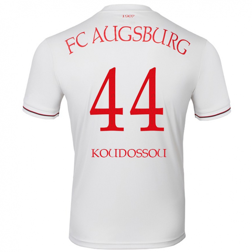 Vaikiškas Henri Koudossou #44 Baltas Namų Marškinėliai 2024/25 T-Shirt