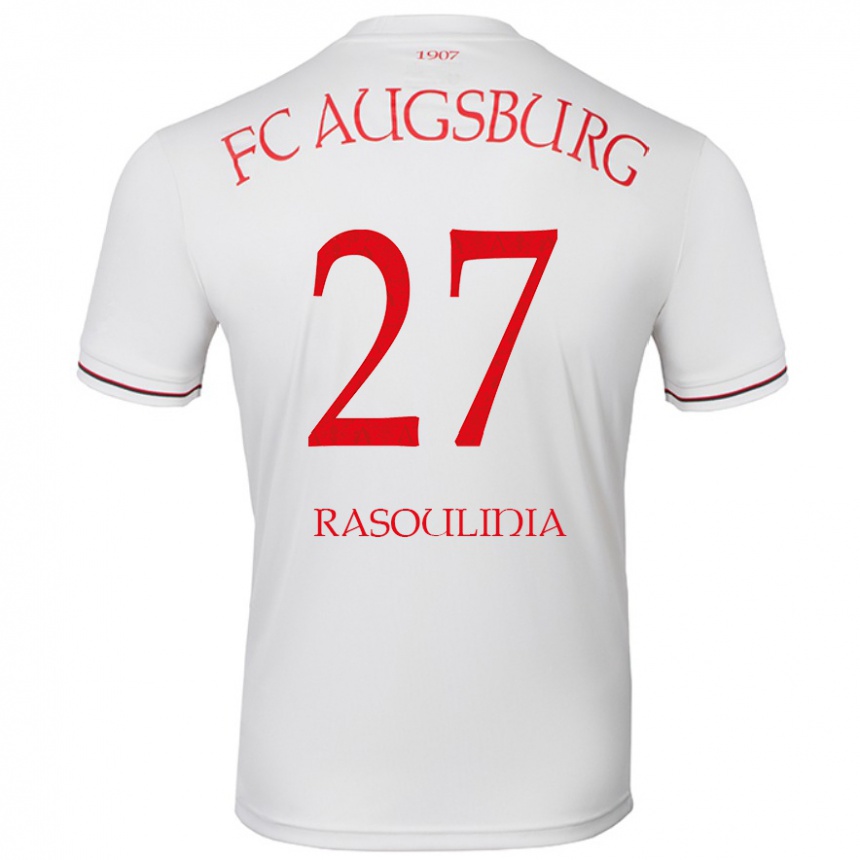 Vaikiškas Nick Rasoulinia #27 Baltas Namų Marškinėliai 2024/25 T-Shirt