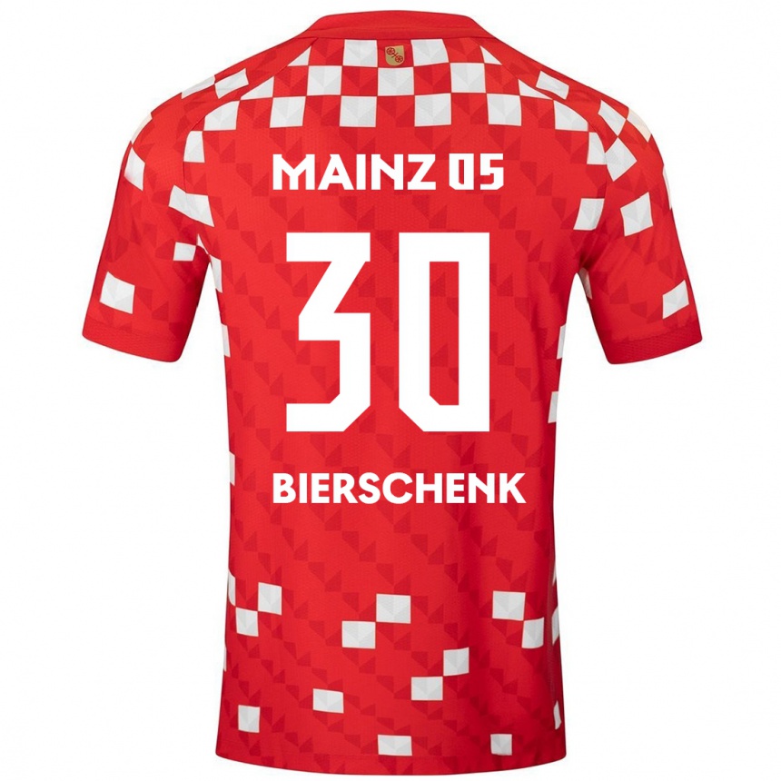 Vaikiškas Lovis Bierschenk #30 Balta Raudona Namų Marškinėliai 2024/25 T-Shirt