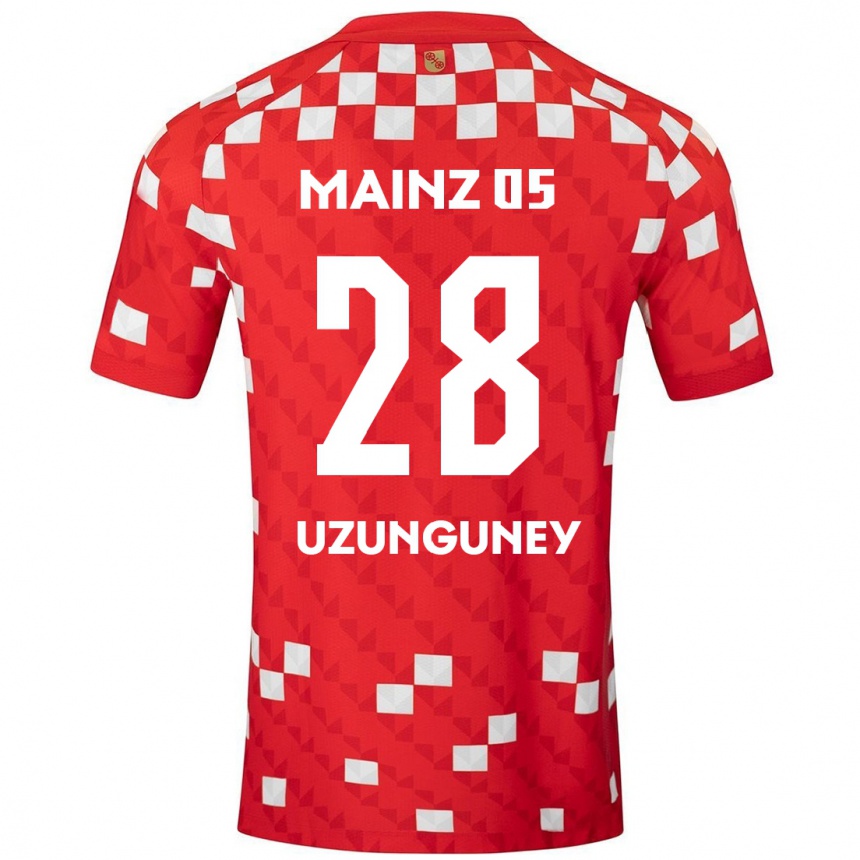 Vaikiškas Ebru Uzungüney #28 Balta Raudona Namų Marškinėliai 2024/25 T-Shirt