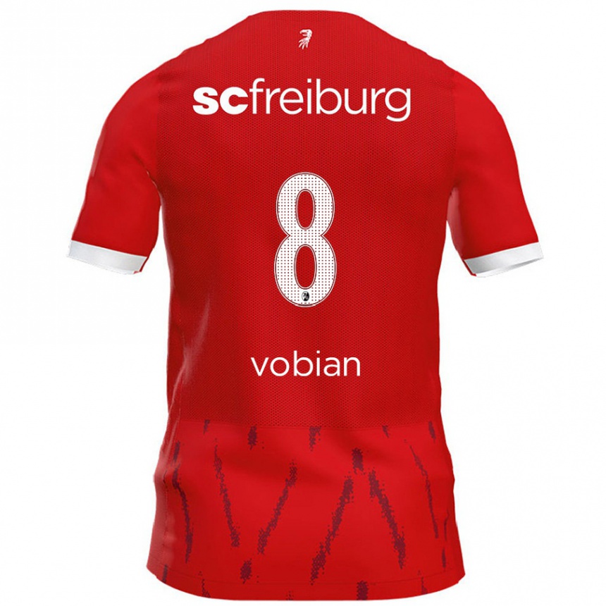 Vaikiškas Selina Vobian #8 Raudona Namų Marškinėliai 2024/25 T-Shirt