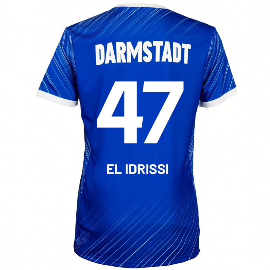 Vaikiškas Othmane El Idrissi #47 Mėlyna Balta Namų Marškinėliai 2024/25 T-Shirt