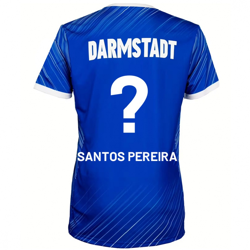 Vaikiškas Diogo Dos Santos Pereira #0 Mėlyna Balta Namų Marškinėliai 2024/25 T-Shirt